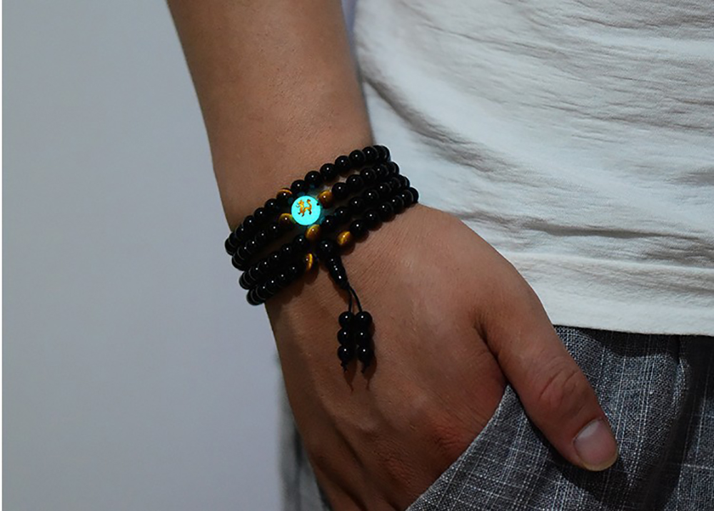 Dragon Black Buddha Beads Bangles & Bracelets